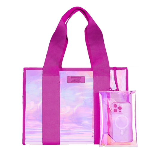 Southern Couture Carry All Iridescent Tote - Pink